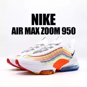 discount nike air max zoom 950 95 rainbow white